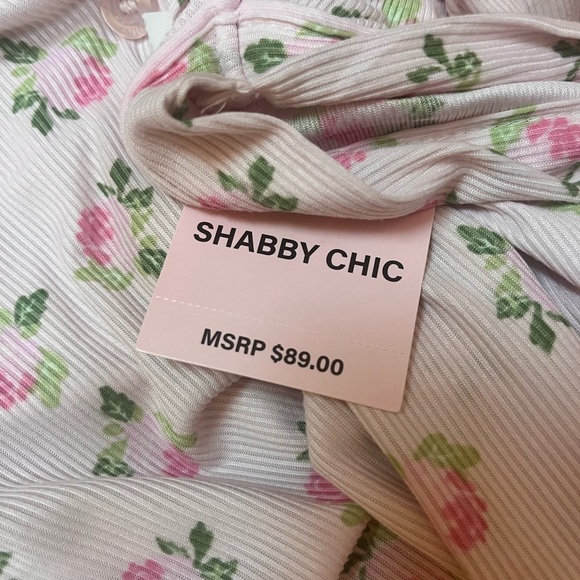 NWOT Shabby Chic PJ set. Size large - Picture 5 of 5